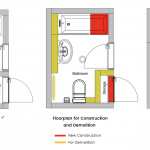 Project Vintage meets Contemporary Bathroom - Technical Drawings